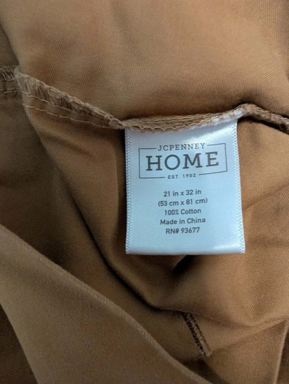 JC Penny Home Brown Sheet Set Queen